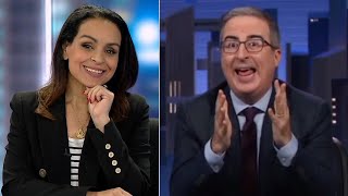 Lefties losing it Rita Panahi mocks ‘beta loser’ John Oliver’s Trump rant [upl. by Occor]