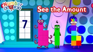 Numberblocks See the Amount BBC Bitesize New Game Show numberblocks numberblocksmath [upl. by Solis320]