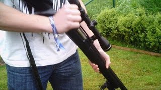 what 450 FPS can do airsoft sniper [upl. by Ennaxor]