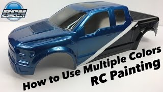 How to Paint your RC Body with Multiple Colors  Pactra Paint Series EP4 [upl. by Kinson]