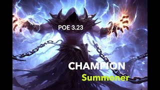 POE 323 Dominating Blow Champion Summoner [upl. by Pontias506]