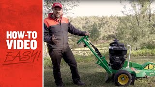 How to Use a Stump Grinder [upl. by Remark]