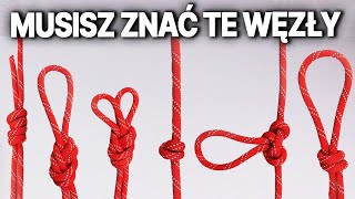 Węzły wspinaczkowe ósemka podwójny zderzakowy motyl stoper zając  DOMINIKMALUJE [upl. by Siroval]