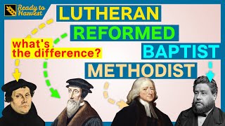 Lutheran Reformed Methodist amp Baptist Whats the Difference [upl. by Atiuqal323]