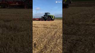 claas xerion Raupe riccic väderstad farmvlog agriculture farming [upl. by Yelnats317]