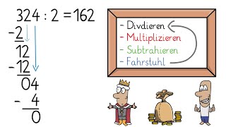 Erklärvideo halbschriftliche Division  Mathe Klasse 4 [upl. by Remmus]