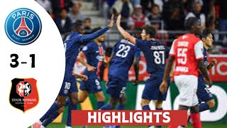 PSG vs Rennes 31 All Goals amp Extended Highlights  ligue 1 [upl. by Anialahs]