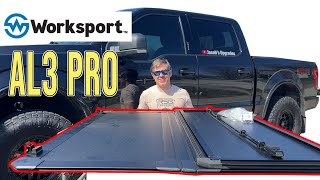 Worksport AL3 Pro Tonneau Cover Install [upl. by Onder]