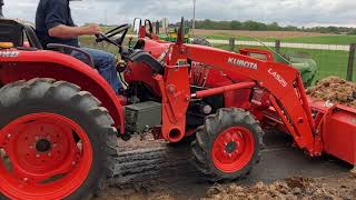 KUBOTA L2501 WORLDS GREATEST TRACTOR FOR BRUSH HOGGING [upl. by Brigette992]