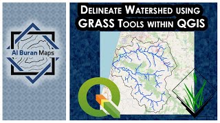 GRASS QGIS Tutorial  Delineate Watershed using GRASS Tools within QGIS [upl. by Marj]