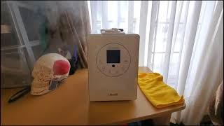 Levoit Humidificateurs dair 6 L humidificateur à vapeur chaude et froide mode de fonctionnement [upl. by Llejk643]