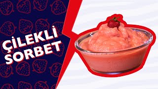 Çilekli Cin Sorbet Tarifi Nasıl Yapılır Ferahlatan Lezzetler [upl. by Elwee]