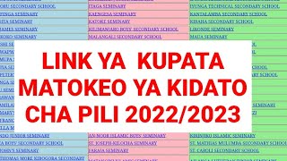 Jinsi ya Kutazama Matokeo ya kidato cha PILI 20222023 bonyeza hapa kutazama👉👉 [upl. by Dhruv]