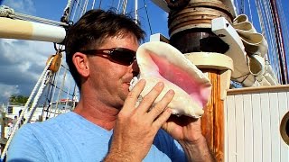 How To Blow a Conch Shell [upl. by Ailerua50]