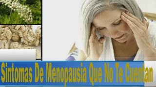 Sintomas De La Menopausia Que Nadie Te Cuenta [upl. by Tareyn]