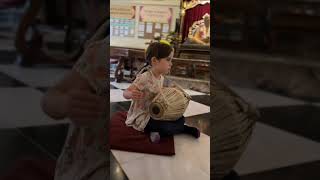 Young Anjali Starts Her Mridanga Journey Kirtan After Just 4 Lessons [upl. by Bergman275]