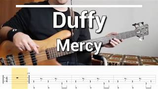 Duffy  Mercy Bass Cover TABS [upl. by Domella]