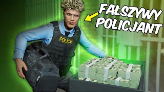 Spędziłem 24h jako FAŁSZYWY POLICJANT w GTA 5👮 [upl. by Nadaba]