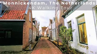 Monnickendam Netherlands  Relaxing 4K Walking Tour [upl. by Mumford]