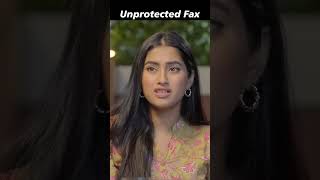 Unprotected Fax  Hasley India  Twarita Nagar  comedy shorts funny [upl. by Oakleil]