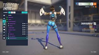 Overwatch 2 Tracer all Skins and Stuff [upl. by Atalee]