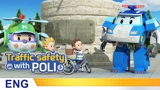 Trafficsafety with Poli  09Safe Cycling [upl. by Malena]