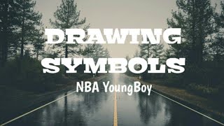 NBA Youngboy  Drawing Symbols Distorted Bass Boost [upl. by Arabeila]