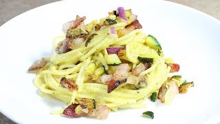 CARBONARA DI ZUCCHINE COME MAI FATTA  FoodVlogger [upl. by Eentruoc]