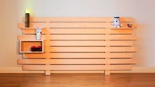 DIY Modular Headboard  Woodworking [upl. by Jase]