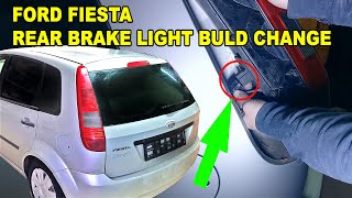 how to replace brake light bulb on Ford Fiesta Full HD 1080p [upl. by Vyse213]