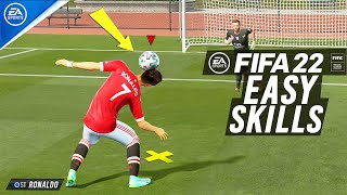 FIFA 22  TOP 10 EASY SKILL MOVES TUTORIALNEW [upl. by Oluap87]