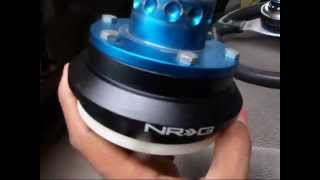 Como instalar un volante desmontable NRG Honda Civic [upl. by Araccat381]