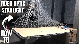 STARLIGHT HEADLINER DIY FIBER OPTIC LED LIGHTING [upl. by Anirdnajela]