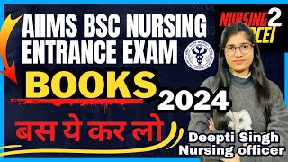 Most Important Books Bsc Nursing Entrance Exam AIIMS  RUHS  ABVMU bscnursing aiims [upl. by Ynetsed]