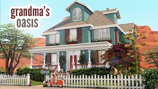 grandmas oasis \\ The Sims 4 speed build [upl. by Hutchinson]