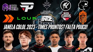 JANELA DE TRANSFERÊNCIAS 2 SPLIT CBLOL 2023 8  OS TIMES ESTÃO PRONTOS [upl. by Patrizia]