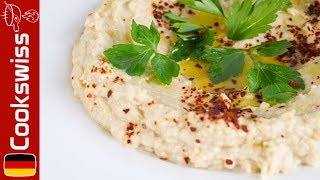 Hummus mit Stücken  Hummus Rezept [upl. by Irot]