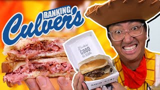 Ranking EVERYTHING at Culvers [upl. by Eelyab458]