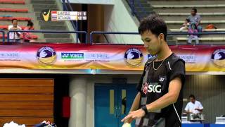 YONEXSUNRISE Malaysia Grand Prix Gold 2014 SF Match 2 [upl. by Kcerb]