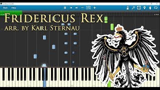 Fridericus Rex Grenadiermarsch piano arr by Karl Sternau w sheet music [upl. by Anolahs]