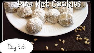 Pine Nut Cookies Pignolis Recipe by Laura Vitale Food Challenge DAY 315 [upl. by Ignacius]