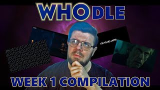 WHODLE WEDNESDAYS  Doctor Who Worlde  Week 1 Compilation [upl. by Rask995]