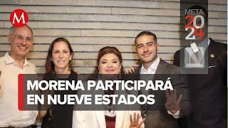 Morena publica finalistas para competir por gubernaturas en elecciones de 2024 [upl. by Fax722]