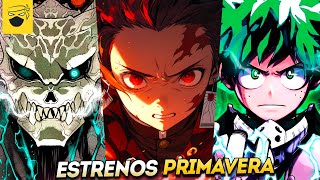 🔥 ESTRENOS ANIME QUE LA VAN A ROMPER EN LA TEMPORADA PRIMAVERA 2024 🔝 [upl. by Layol619]