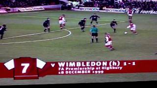 Thierry Henry first 100 arsenal goalspart 17 [upl. by Onitram]