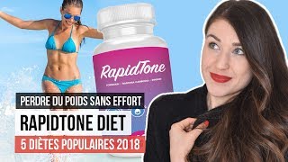 5 diètes horribles populaires en 2018  Rapid Tone Diet  AVIS DE NUTRITIONNISTE [upl. by Arehsat865]