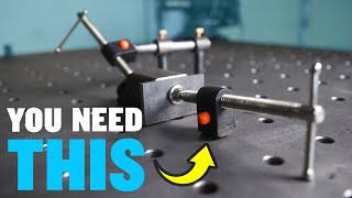 Homemade QUICK RELEASE Side Fixturing Clamp for Welding Table [upl. by Vas668]