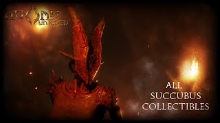 All Succubus Collectibles amp Secret Rooms  Agony UNRATED [upl. by Ecyor271]