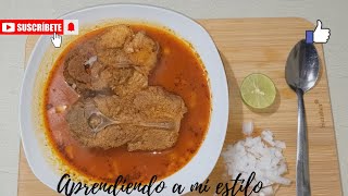 LA MEJOR RECETA DE ESPINAZO DE PUERCO RECETA FÁCIL [upl. by Nithsa]