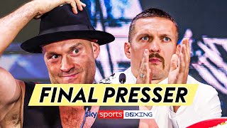 Full final Tyson Fury vs Oleksandr Usyk press conference 🚨 [upl. by Annaxor]